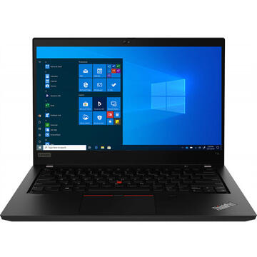 Notebook Lenovo 14'' ThinkPad T14 Gen 1, FHD IPS, Procesor Intel® Core™ i5-10210U (6M Cache, up to 4.20 GHz), 8GB DDR4, 256GB SSD, GMA UHD, Win 10 Pro, Black