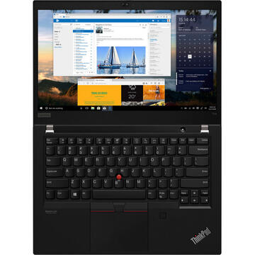 Notebook Lenovo ThinkPad T14 Gen 1, FHD IPS Touch, Procesor Intel® Core™ i5-10210U (6M Cache, up to 4.20 GHz), 8GB DDR4, 512GB SSD, GMA UHD, Win 10 Pro, Black