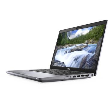 Notebook Dell Latitude 5411, Intel Core i7-10850H, 14inch, RAM 16GB, SSD 512GB, Intel UHD Graphics, Windows 10 Pro, Gray