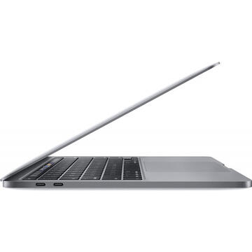 Notebook Apple MacBook Pro 13 Retina with Touch Bar, Ice Lake i5 2.0GHz, 16GB DDR4X, 1TB SSD, Intel Iris Plus, Mac OS Catalina, Space Grey, INT keyboard, Mid 2020
