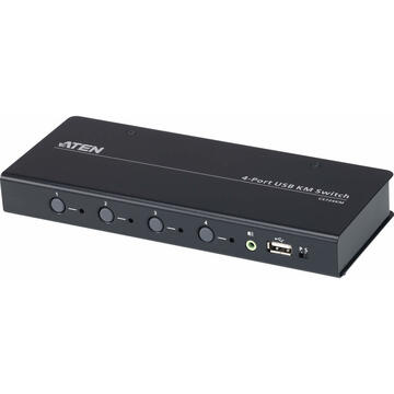 Switch KVM Aten CS724K 4-port USB Boundless KM Switch (Cables included)