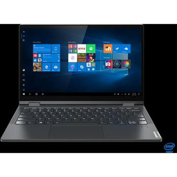 Notebook Lenovo Yoga C640, FHD Touch, Procesor Intel® Core™ i7-10510U (8M Cache, up to 4.90 GHz), 16GB DDR4, 512GB SSD, GMA UHD, Win 10 Home, Iron Grey