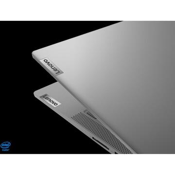 Notebook Lenovo IdeaPad 5 14IIL05 cu procesor Intel Core i5-1035G1 pana la 3.60 GHz, 14", Full HD, 16GB, 256GB SSD, Intel UHD Graphics, Free DOS, Platinum Grey