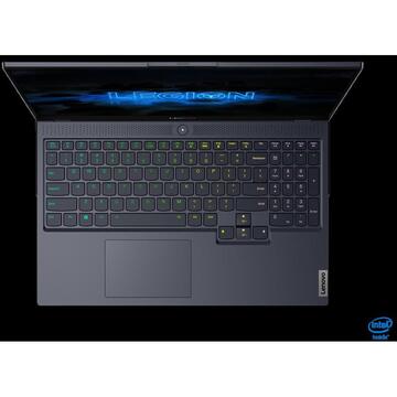 Notebook Lenovo Gaming 15.6'' Legion 7 15IMHg05, FHD IPS 144Hz, Procesor Intel® Core™ i7-10875H (16M Cache, up to 5.10 GHz), 16GB DDR4, 512GB SSD, GeForce RTX 2060 6GB, Free DOS, Slate Grey