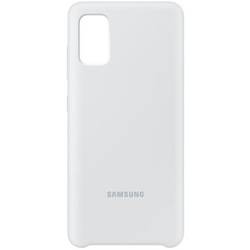 Husa Samsung Galaxy A41 (2020) Silicone Cover White EF-PA415TWEGEU