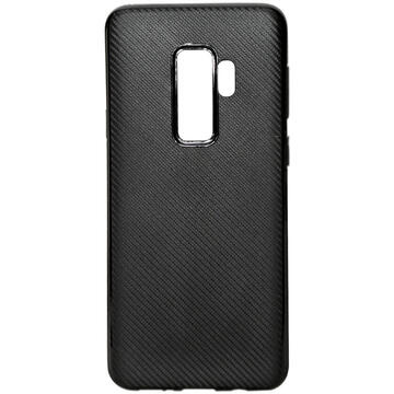 Husa Just Must Husa Silicon Carbon Soft Samsung Galaxy S9 Plus G965 Black (ultraslim 0.5 mm)
