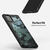 Husa Ringke Husa Fusion X Samsung Galaxy A71 Negru Camuflaj (margini flexibile antishock)