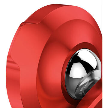 Baseus Suport Auto Small Ears Magnetic Red (rotatie 360�, prindere la sistemul de ventilatie)