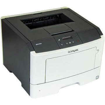 Imprimanta Refurbished Imprimanta Laser Monocrom Lexmark MS410dn, Duplex, A4, 38ppm, 1200 x 1200 dpi, USB, Retea