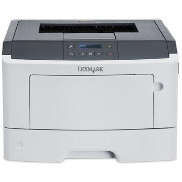 Imprimanta Refurbished Imprimanta Laser Monocrom Lexmark MS312dn, Duplex, A4, 33ppm, 1200 x 1200 dpi, Retea, USB, Paralel