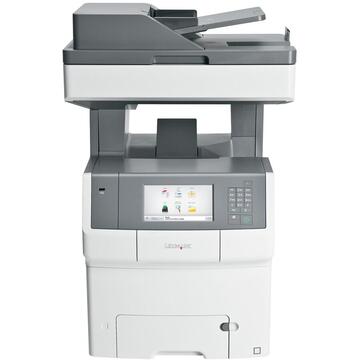Imprimanta Refurbished Multifunctionala Laser Color Lexmark X748de, Duplex, A4, 35ppm, 1200 x 1200 dpi, Fax, Scanner, Copiator, USB, Retea
