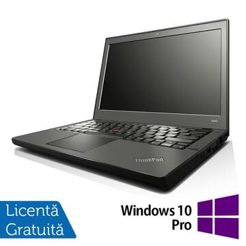 Laptop Refurbished Laptop LENOVO Thinkpad x240, Intel Core i7-4600U 2.10GHz, 8GB DDR3, 120GB SSD, 12 Inch + Windows 10 Pro