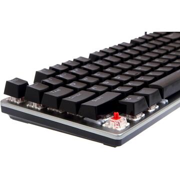 Tastatura iBOX Aurora K-4 Tastatura, USB, Cu fir, Negru, 108 taste