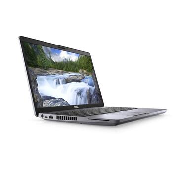 Notebook Dell Latitude 5511, Intel Core i7-10850H, 15.6inch, RAM 16GB, SSD 512GB, Intel UHD Graphics, Windows 10 Pro, Grey
