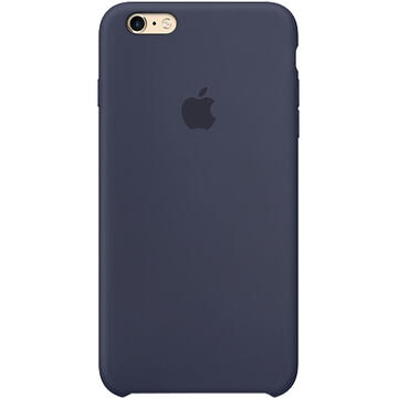 Husa Husa originala din Silicon Midnight Albastru pentru Apple iPhone 6 si 6s