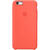 Husa Apple Capac Spate Slicon Apricot Portocaliu iPhone 6s Plus