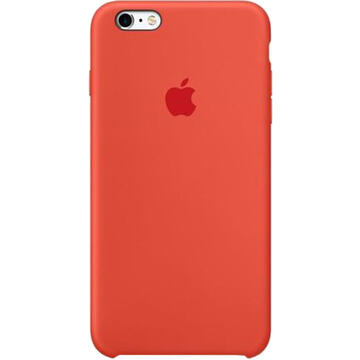 Husa Apple Capac Spate Silicon Portocaliu iPhone 6s Plus