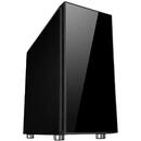 Carcasa Cooltek Two Basic, tower case (black, front with elements of tempered glass)