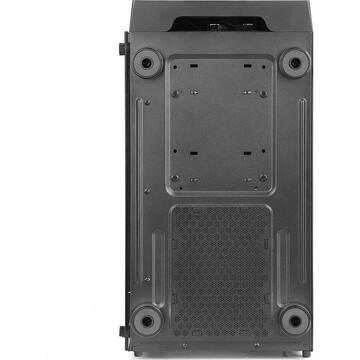 Carcasa Cooltek Two Basic RGB, tower case (black, front with elements of tempered glass)
