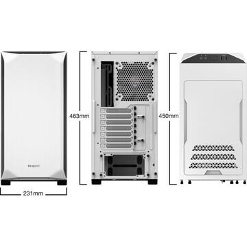 Carcasa be quiet! PURE BASE 500 Window, tower case (white, window kit)