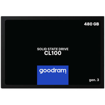 SSD GOODRAM CL100 GEN.3 480GB 2.5inch SATA3 540/460 MB/s