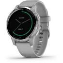 Smartwatch Garmin Vivoactive 4S, 1.1 inch, Curea silicon, Powder Gray