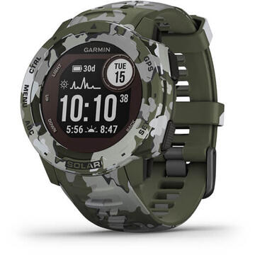 Smartwatch Garmin Instinct Solar Camo Edition GPS Watch Lichen Camo
