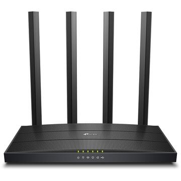 Router wireless TP-LINK Archer C6U Dual Band AC1200 1200Mbps antene externe,