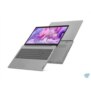 Notebook Lenovo IdeaPad 3 Notebook Gray, Platinum 39.6 cm (15.6") 1920 x 1080 pixels 10th gen Intel® Core™ i3 4 GB DDR4-SDRAM 256 GB SSD Wi-Fi 6 (802.11ax) Windows 10 Home S