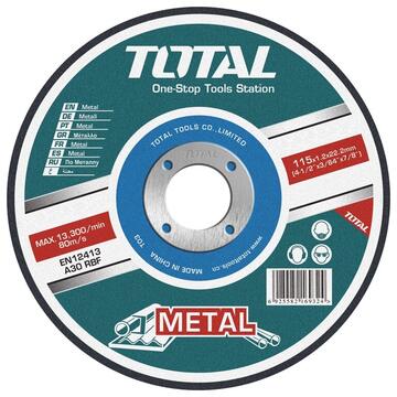 TOTAL Disc debitare metale - 230mm
