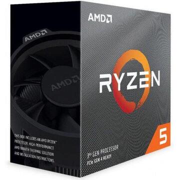 Procesor AMD Ryzen 5 3600XT Processor 6C/12T 35MB Cache 4.5 GHz Max Boost With Wraith Spire Cooler