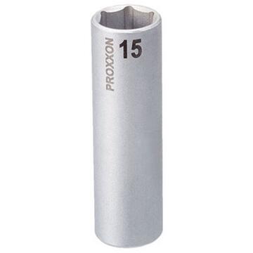 Proxxon Industrial Cheie tubulara lunga, 15mm cu prindere 3/8"