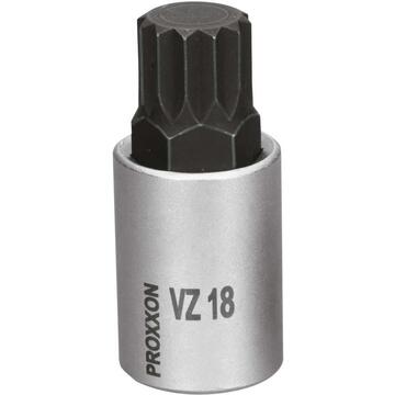 Proxxon Industrial Cheie spline, VZ18, XZN18, M18, Proxxon, 1/2", lungime 55mm