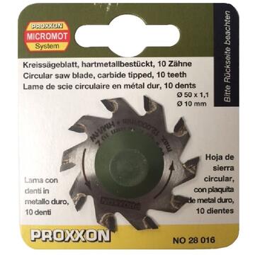 Proxxon Micromot Disc debitor cu dinti din tungsten, 50mm, 10dinti