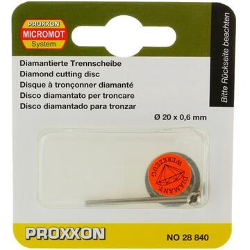 Proxxon Micromot Disc debitor diamantat, 20x0.6mm
