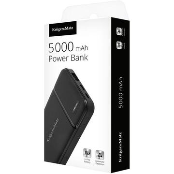 Baterie externa Kruger Matz POWER BANK 5000MAH LI-POL KRUGER&MATZ