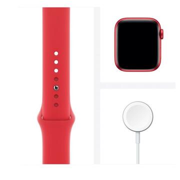 Smartwatch Apple Watch Series 6 GPS + Cell 40mm Red Alu Red Sport Band