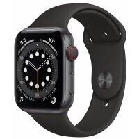 Smartwatch Apple Watch Series 6 GPS + Cell 44mm Space Gray Alu Black Sport