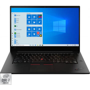 Notebook LENOVO ThinkPad X1 Extreme G3 Intel Core i7-10750H 15.6inch UHD 32GB 1TB SSD M.2 GTX 1650TI 4GB W10P 3Y