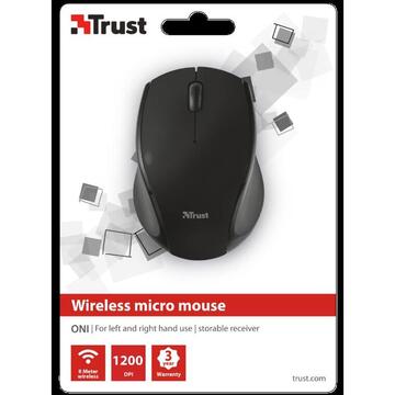 Mouse Trust Oni Micro, USB Wireless, Black