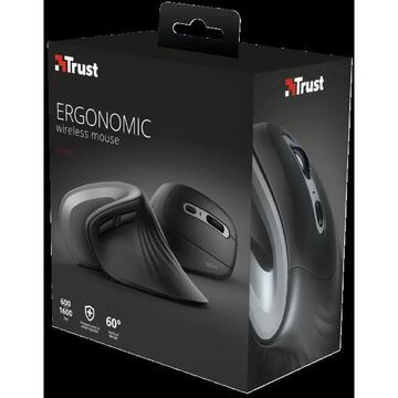 Mouse Trust Verro, USB Wireless, Black-Grey