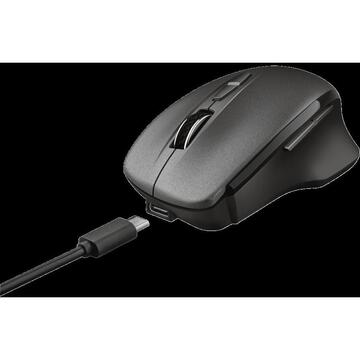 Mouse Trust Themo Rechargeable Wireless Black