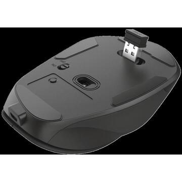 Mouse Trust Fryda, USB Wireless, Black