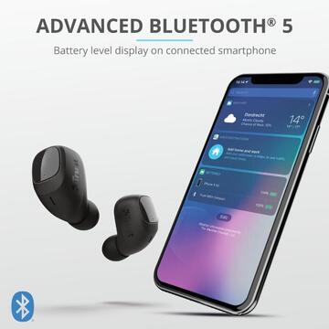 Casti Trust Nika Compact Bluetooth Earphones