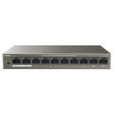 Switch Tenda TEF1110P-8-63W network switch Unmanaged Fast Ethernet (10/100) Black Power over Ethernet (PoE)