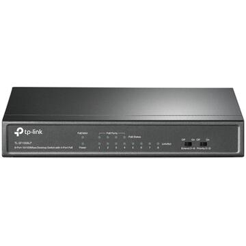 Switch TP-LINK TL-SF1008LP network switch Unmanaged Fast Ethernet (10/100) Black Power over Ethernet (PoE)