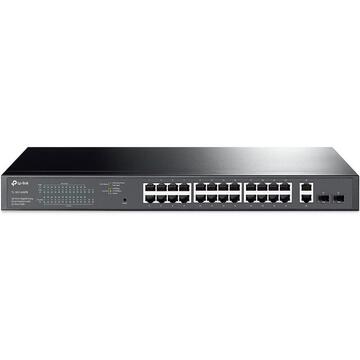 Switch TP-LINK TL-SG1428PE network switch Managed Gigabit Ethernet (10/100/1000) Black 1U Power over Ethernet (PoE)
