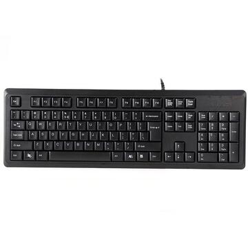 Tastatura A4Tech KR-92 keyboard USB QWERTY English negru