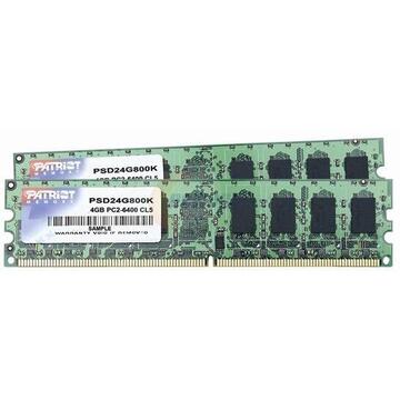 Memorie Patriot Memory 4GB DDR2 PC6400 DC Kit memory module 800 MHz
