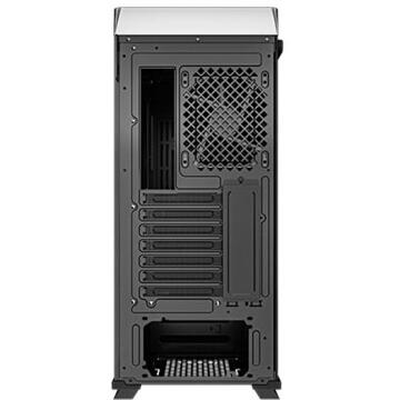 Carcasa CARCASA DeepCool Middle-Tower ATX, 1* 120mm fan (inclus), tempered glass, panouri laterale magnetice, VGA card holder, fan HUB, front audio &amp; 2x USB 3.0 &amp; 1x USB 3.1 Type-C, black "CL500"